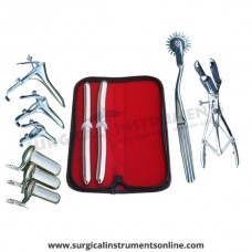 Hegar uterine dilator set,15-16,17-18, pinwheel, mathieu, grave 3pcs, collin 3pcs